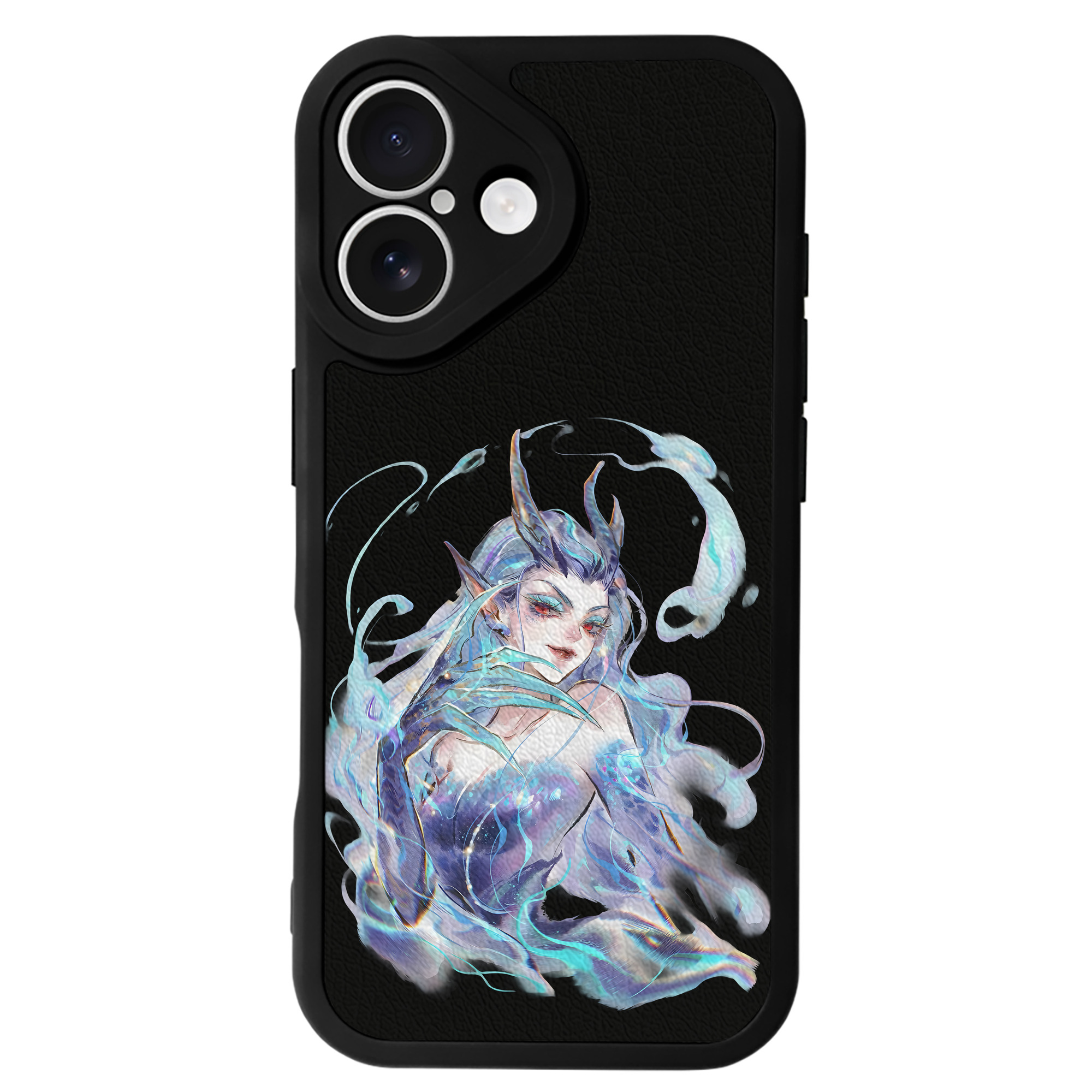 （画像用） Ne Zha 2 ナタ 魔童の大暴れ 【iPhone 16シリーズ対応】シリコンスマホケース（レザー調） 材質：シリコン